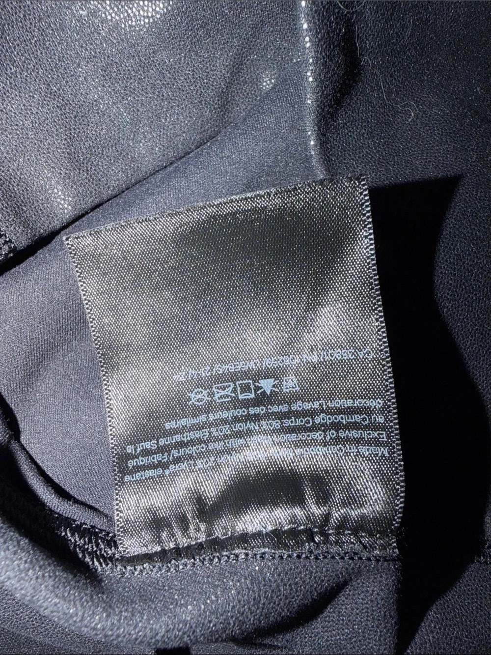 lululemon Black Faux-Leather High-Rise Leggings size 10 nwot